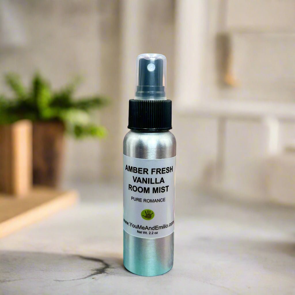 Amber Fresh Vanilla Room Mist - You Me and Emilio