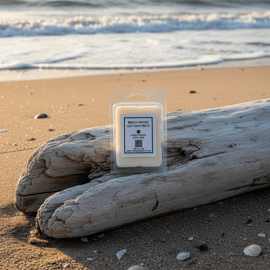 Beach Wood Soy Wax Melts | Coastal Scent for Wax Warmers - You Me and Emilio