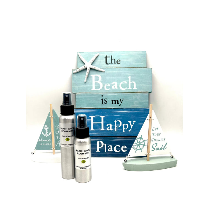Beach Wood&nbsp;Room Mist&nbsp;&nbsp;

Introducing the irresistible scent of Beach Wood Room Mist, now back and better than ever! Experience the thrill of our exclusive blend of Vetiver, salt air, and driftwood that will transport you to the serene shores of a beachside paradise. Embrace the bold fragrance of Beach Wood® by Yankee Candle and embark on a daring olfactory adventure like never before.