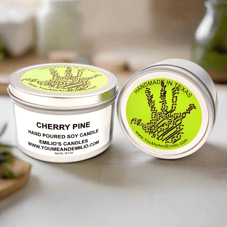 Cherry Pine Soy Candle - You Me and Emilio