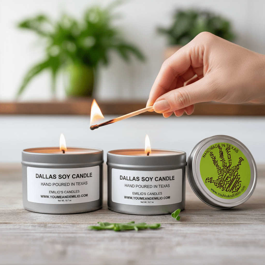 Dallas Soy Candle - You Me and Emilio