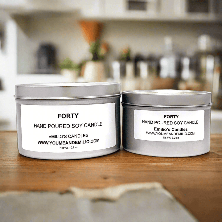 Forty Soy Candle - You Me and Emilio