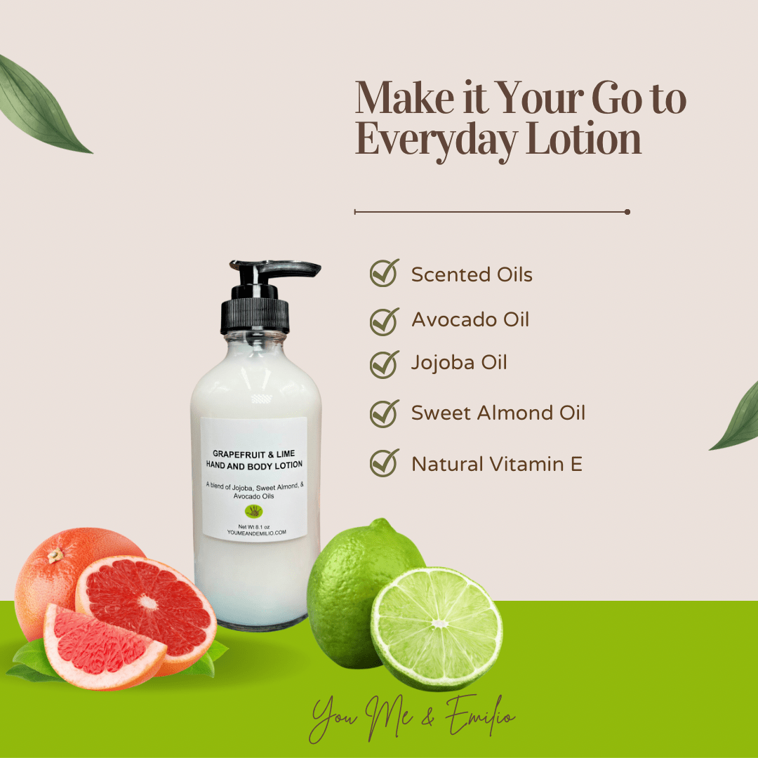Grapefruit & Lime Hand & Body Lotion - You Me and Emilio
