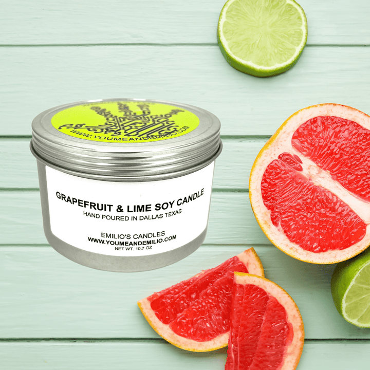Grapefruit & Lime Soy Candle - You Me and Emilio
