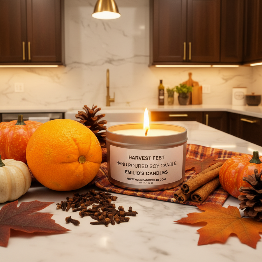 Harvest Fest Soy Candle - You Me and Emilio