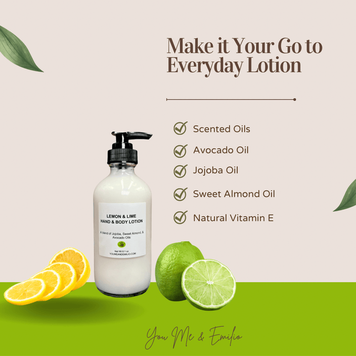 Lemon & Lime Hand & Body Lotion - You Me and Emilio