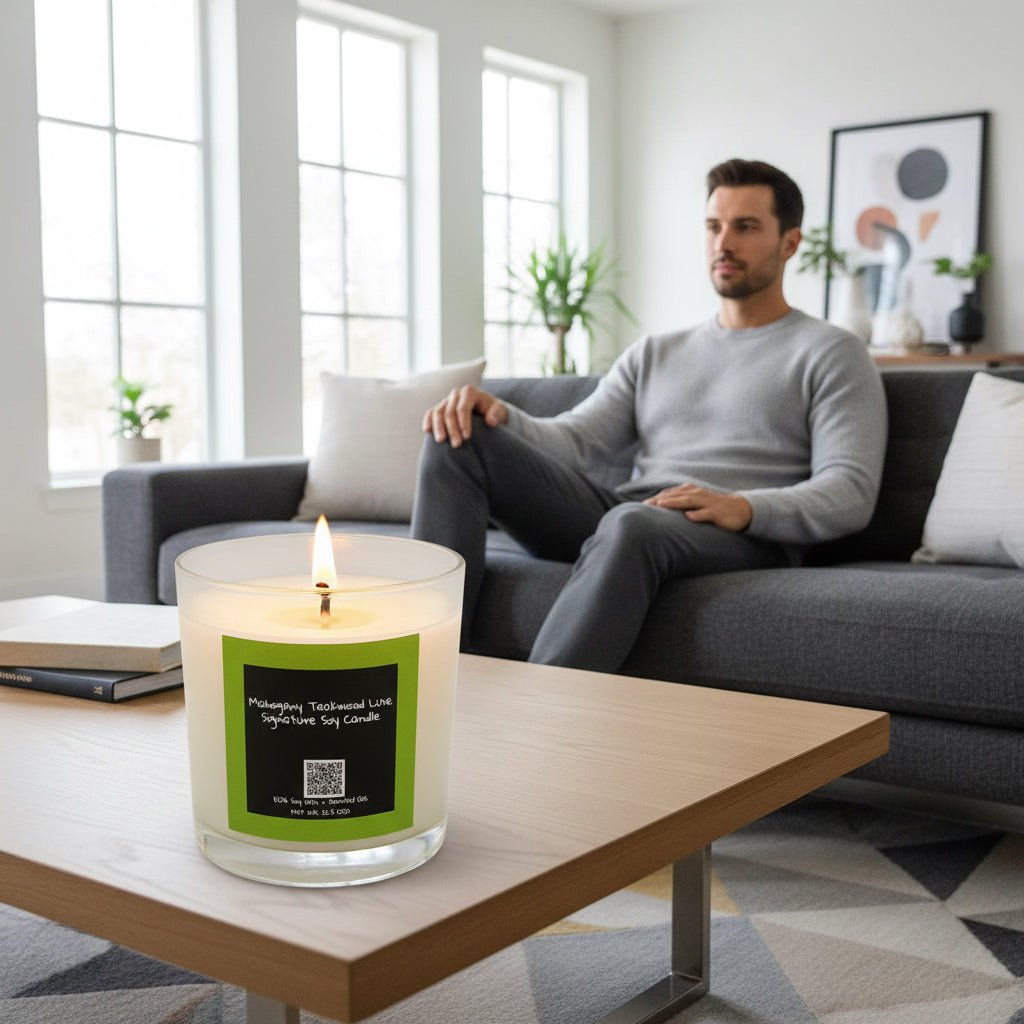 Mahogany Teakwood — Luxe Signature Soy Candle - You Me and Emilio