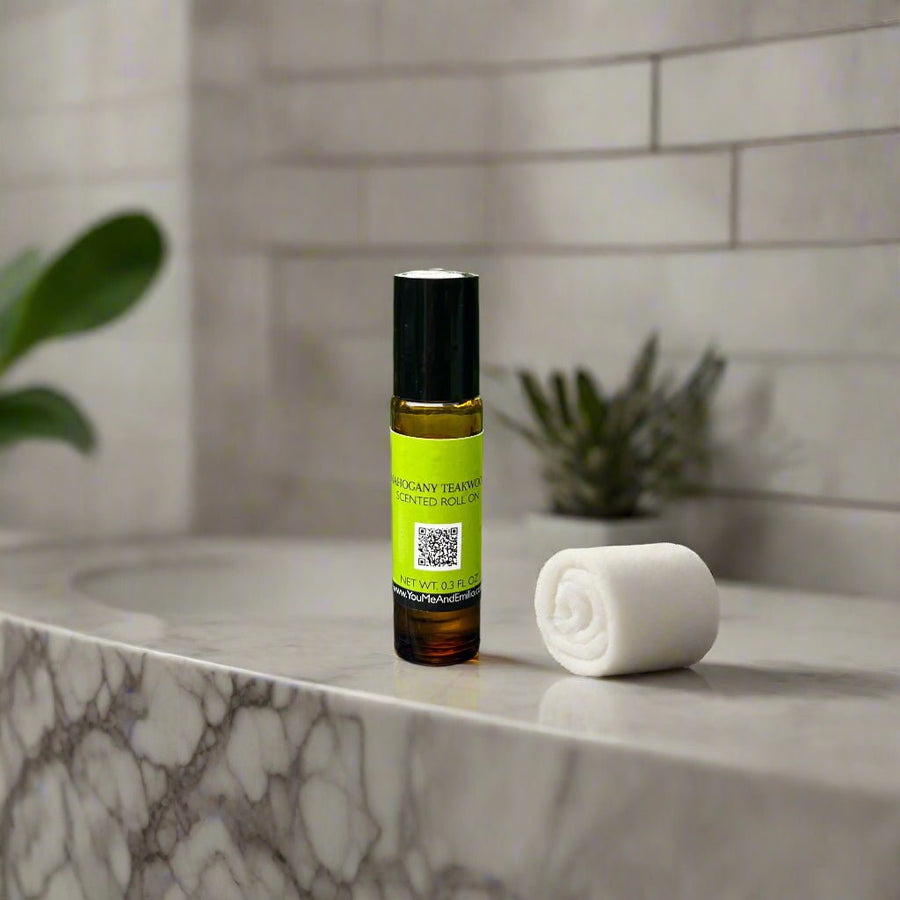 Mahogany Teakwood Scented Roll - On - You Me and Emilio