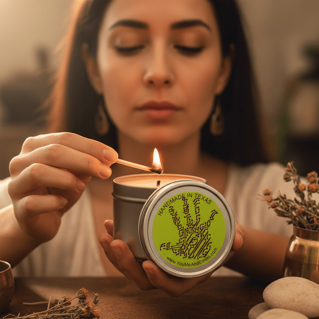 Manifesting Abundance Soy Candle - You Me and Emilio