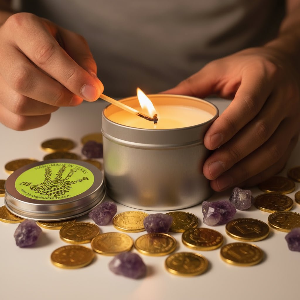 Manifesting Abundance Soy Candle - You Me and Emilio