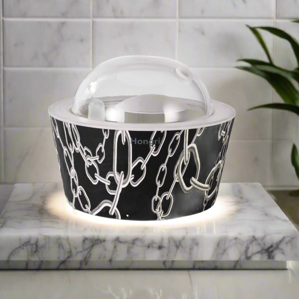 Midnight Chains Essential & Fragrance Oil Diffuser – Tranquil Aromatherapy - You Me and Emilio