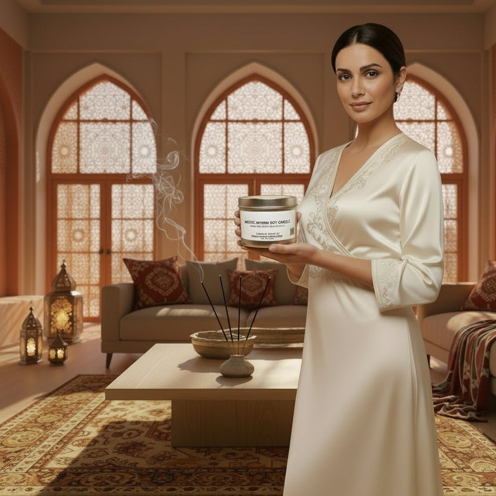 Mystic Myrrh Soy Candle - You Me and Emilio