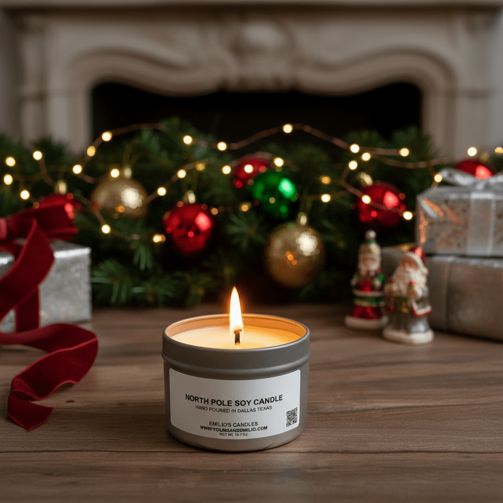 North Pole Soy Candle - You Me and Emilio