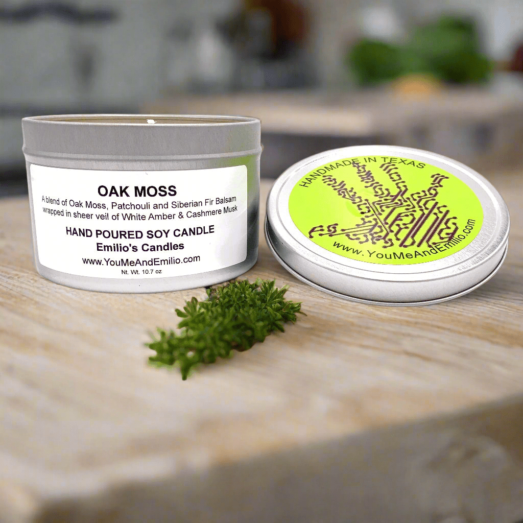 Oak Moss Soy Candle - You Me and Emilio