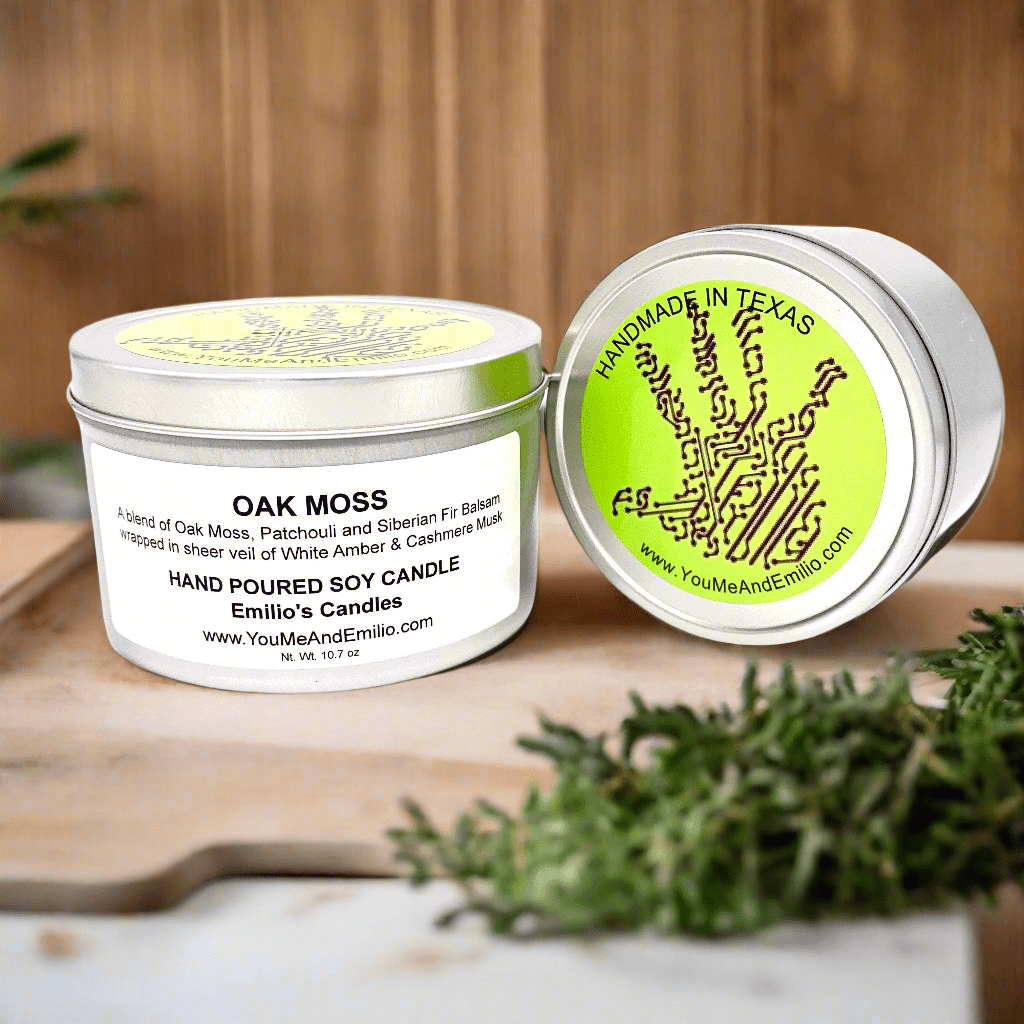 Oak Moss Soy Candle - You Me and Emilio