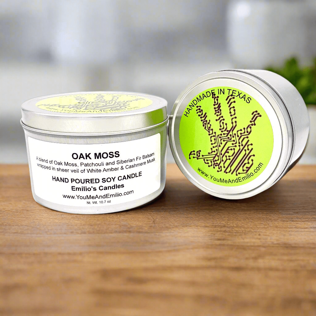 Oak Moss Soy Candle - You Me and Emilio