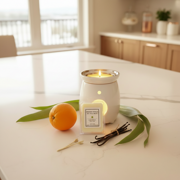 Orange Vanilla Soy Wax Melts – Luxurious Handcrafted Fragrance