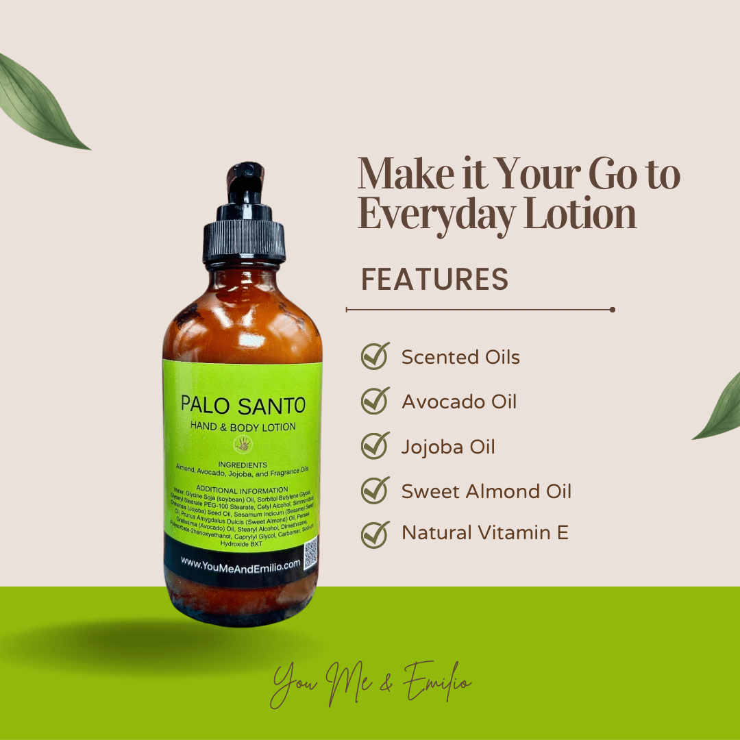 Palo Santo Hand & Body Lotion - You Me and Emilio