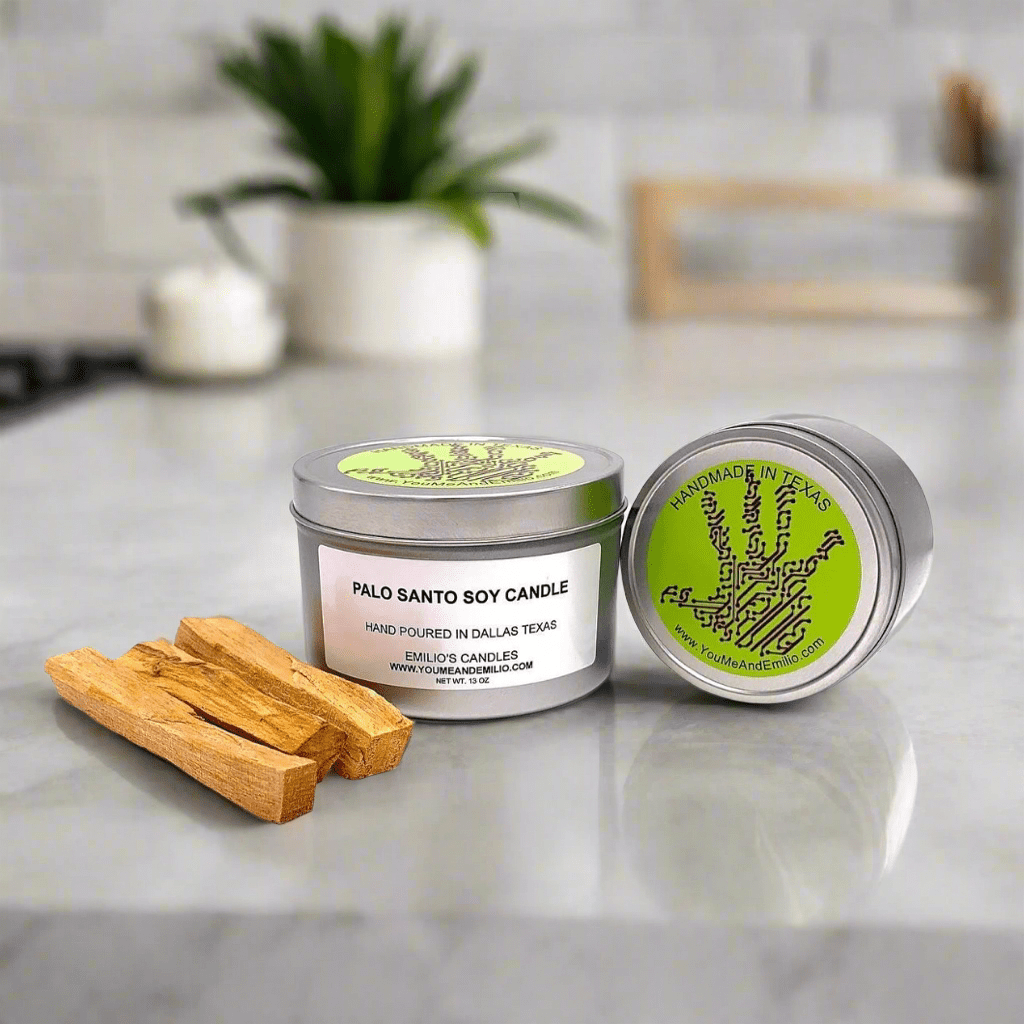 Palo Santo Soy Candle - You Me and Emilio
