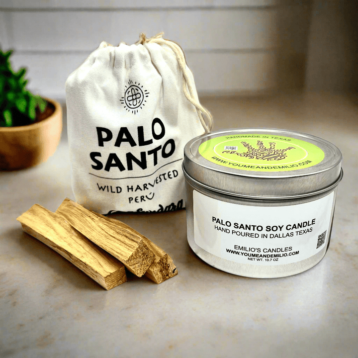 Palo Santo Soy Candle - You Me and Emilio