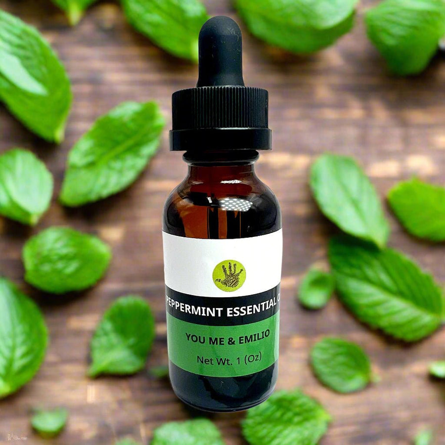 Peppermint Essential Oil | Pure Oil - You Me and Emilio