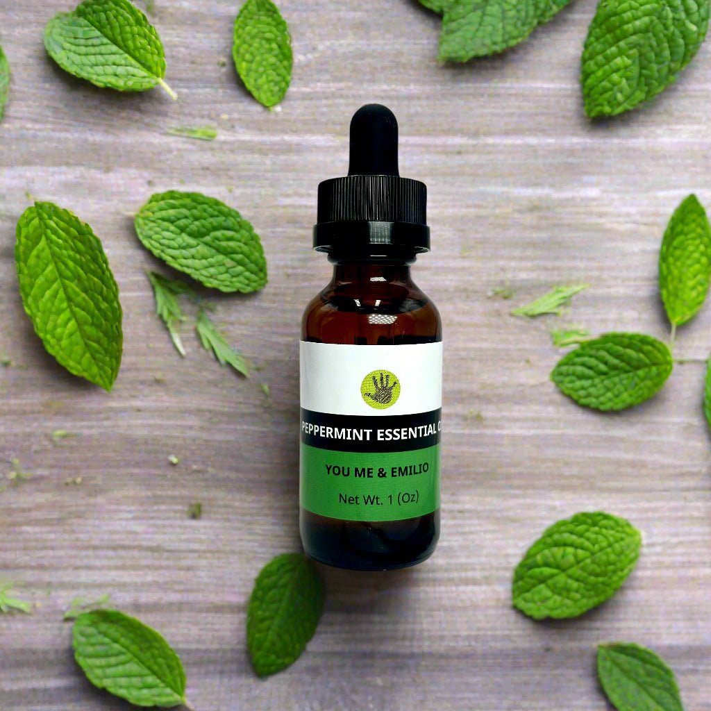Peppermint Essential Oil | Pure Oil - You Me and Emilio