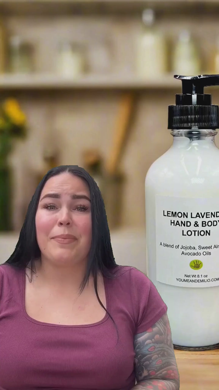 <transcy>Loción para manos y cuerpo de lavanda y limón</transcy>