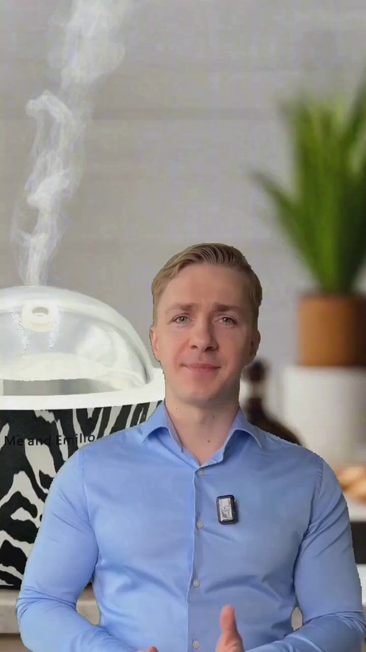 Zebra Stripes Essence Oil Diffuser