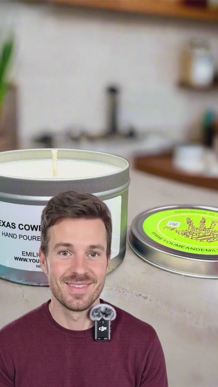 Texas Cowboy Soy Candle