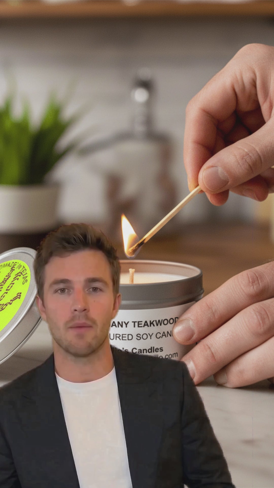 Mahogany Teakwood Soy Candle