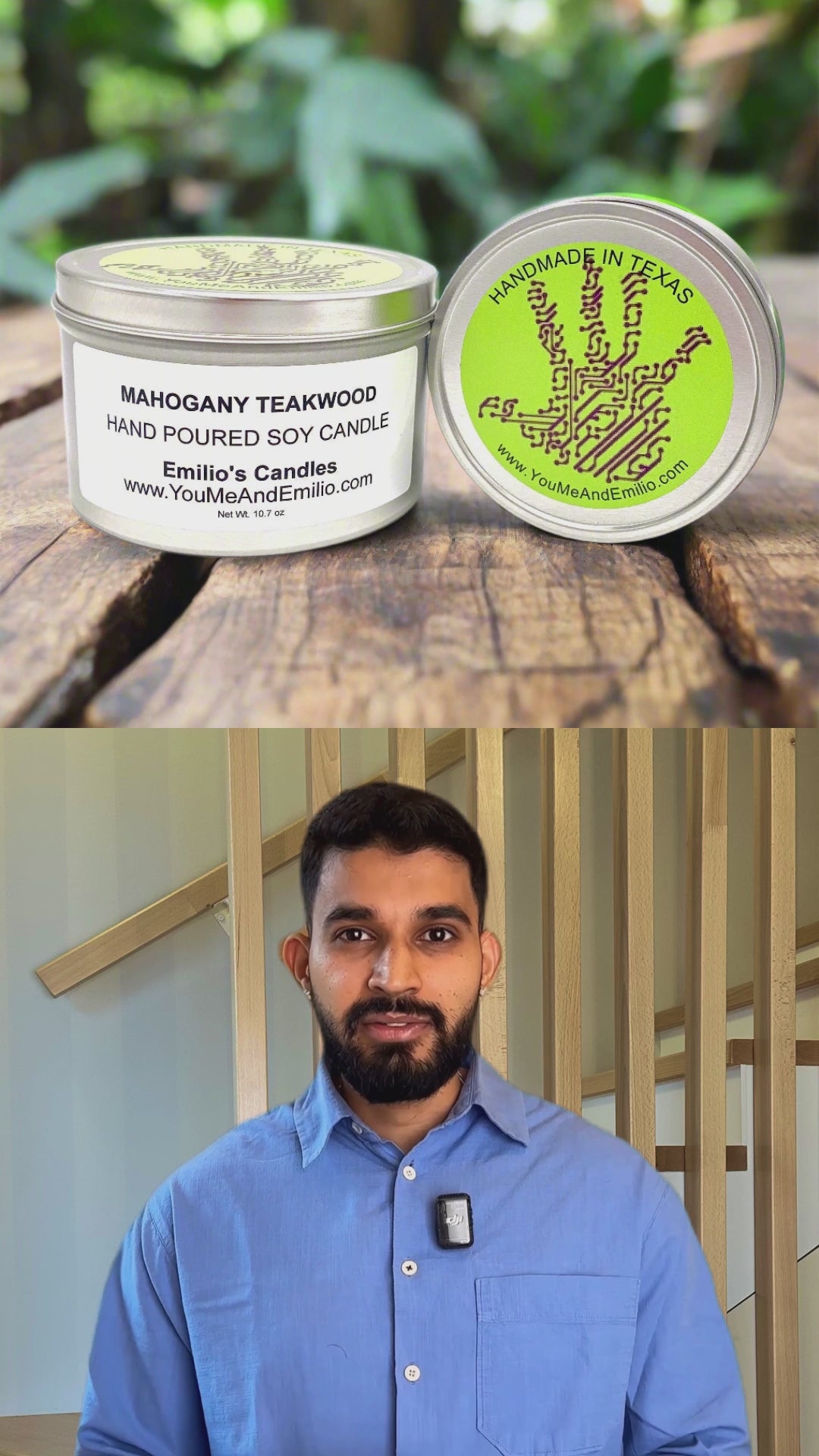 <transcy>Vela De Soja De Madera De Teca De Caoba</transcy>
