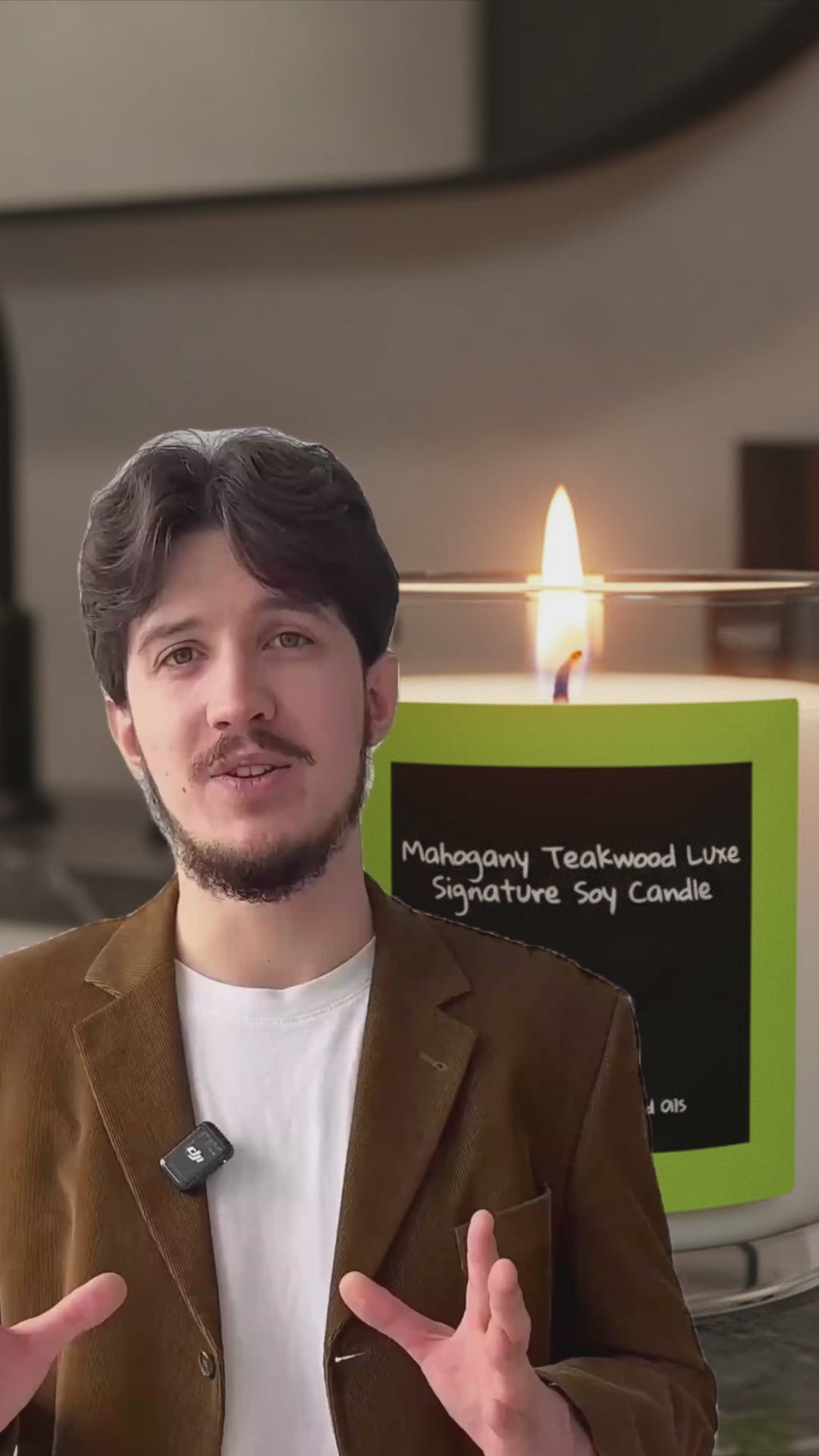 Mahogany Teakwood — Luxe Signature Soy Candle