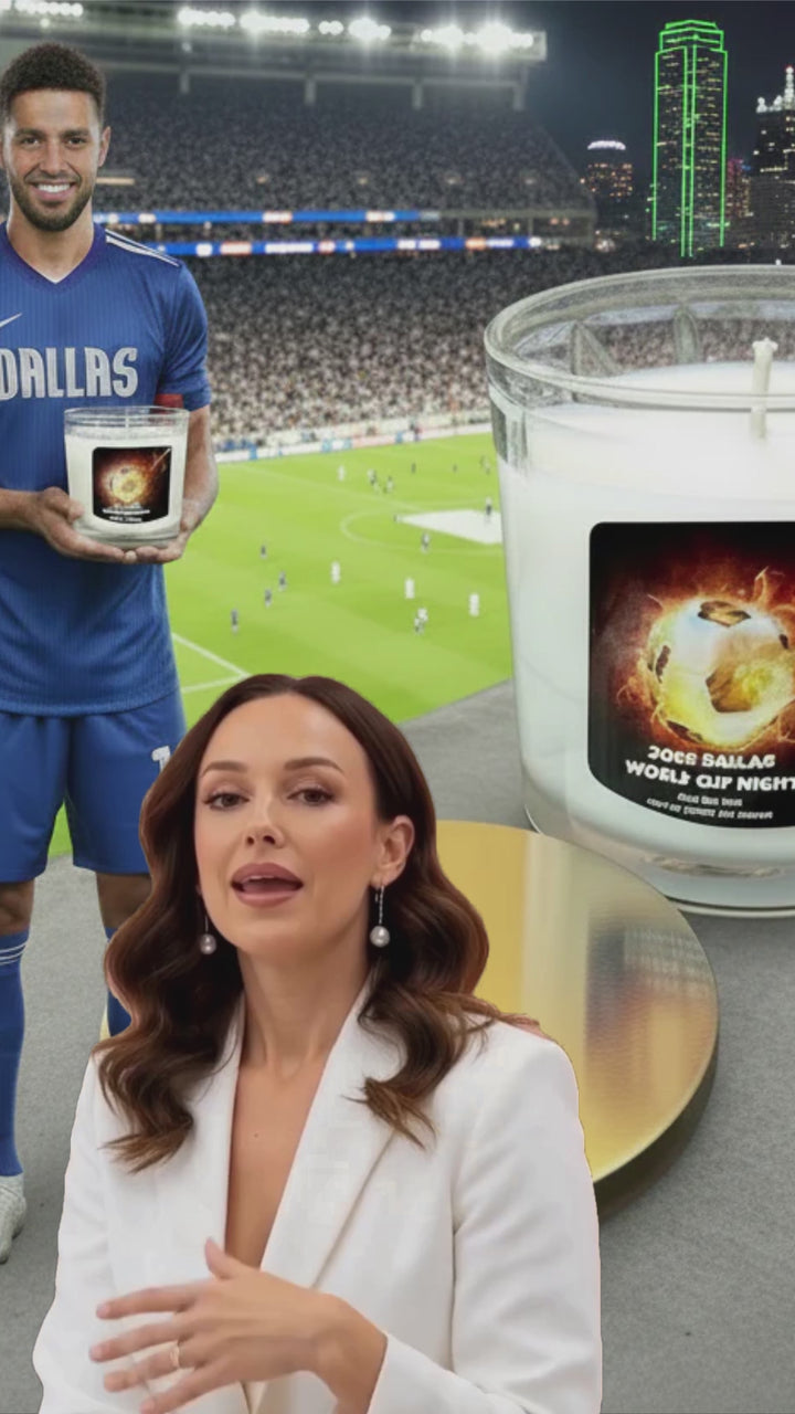 2026 Dallas World Cup Night – Match 101 — Limited Edition Soy Candle
