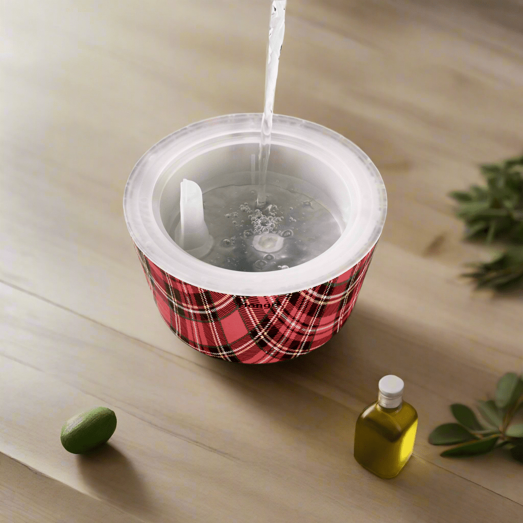 Red Pattern Essential & Fragrance Oil Diffuser - You Me and Emilio