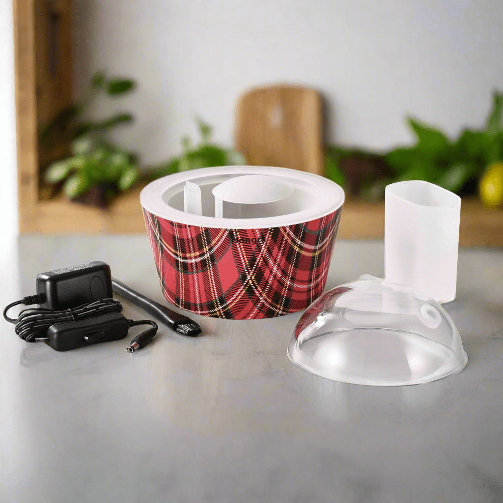Red Pattern Essential & Fragrance Oil Diffuser - You Me and Emilio