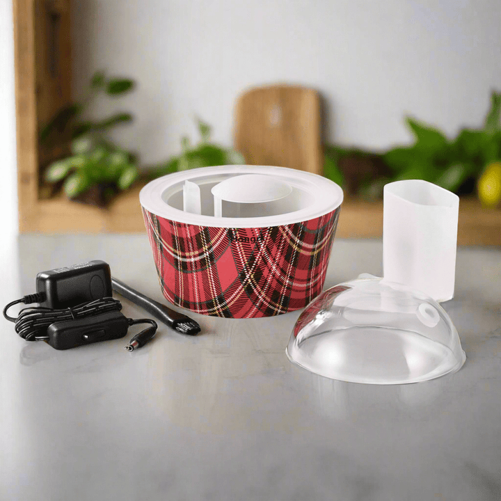 Red Pattern Essential & Fragrance Oil Diffuser - You Me and Emilio