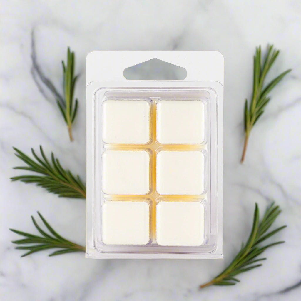 Our Rosemary Bay Leaf Soy Wax Melt and Candle offer a captivating blend of fresh and spicy aromas. The notes of bay laurel, rosemary, and citrus create a lush forest ambiance that transports you to a serene and rejuvenating environment. The hints of clove, bayberry, and pine add depth and warmth to the fragrance, while the natural scents of patchouli and oak moss provide an earthy and grounding element. Breathe in the delightful aromas and experience the soothing and invigorating properties of this unique f