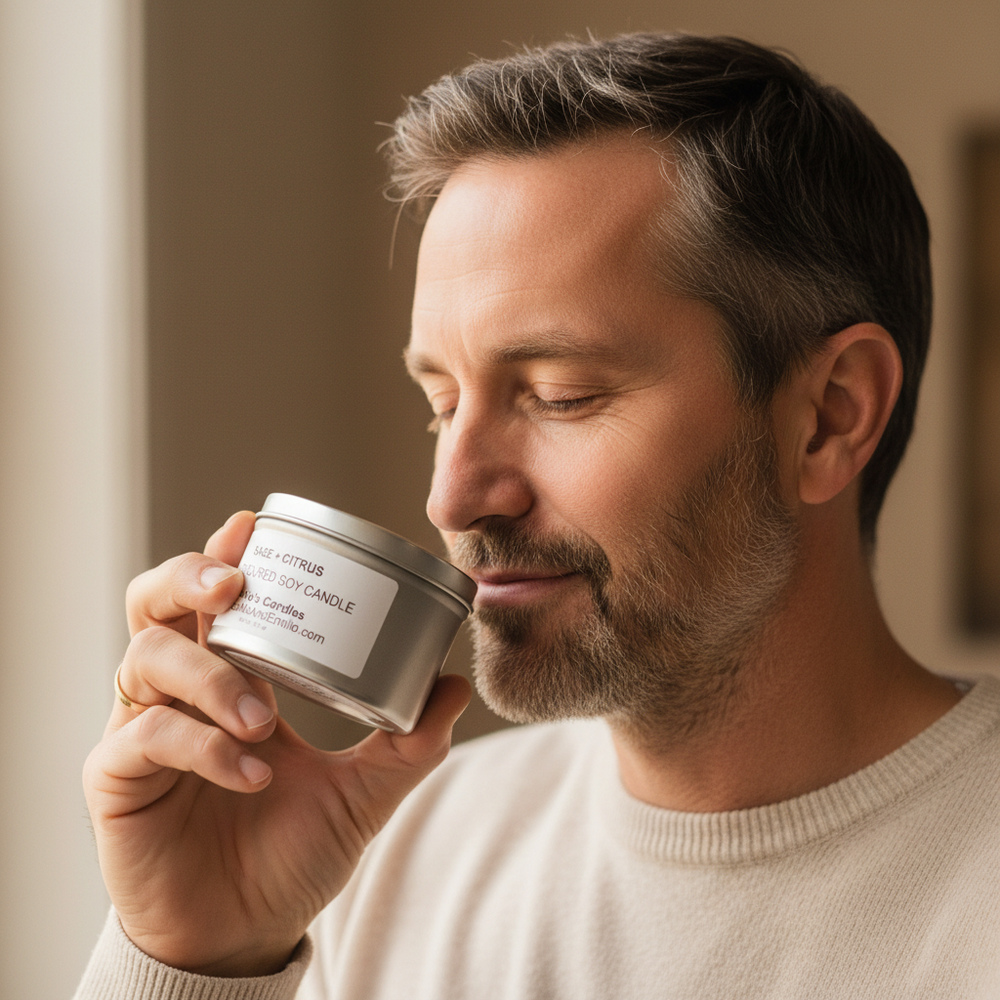 Sage & Citrus Soy Candle - You Me and Emilio