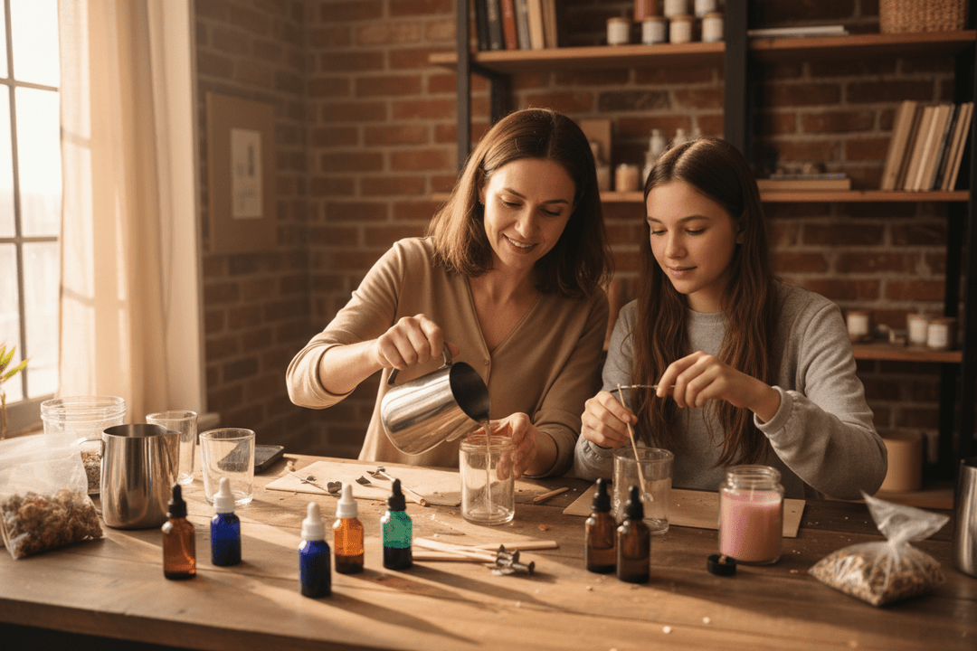 Soy Candle Making Class - You Me and Emilio