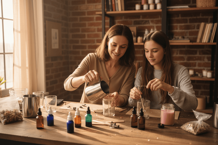 Soy Candle Making Class - You Me and Emilio