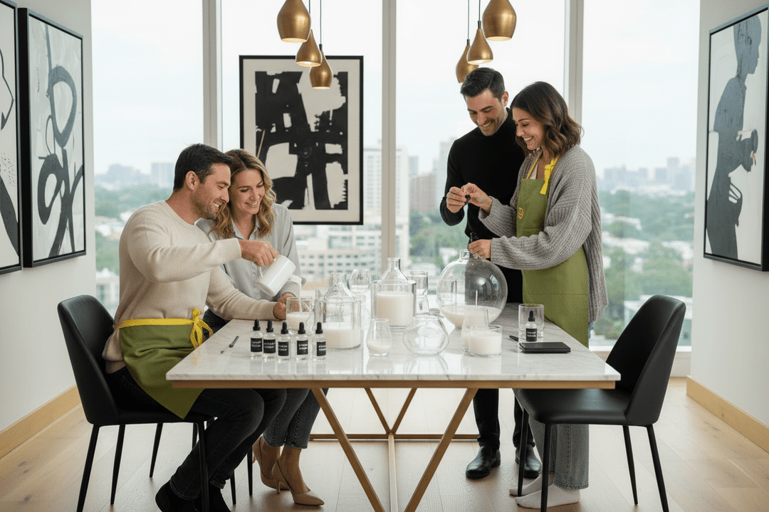 Soy Candle Making Class - You Me and Emilio