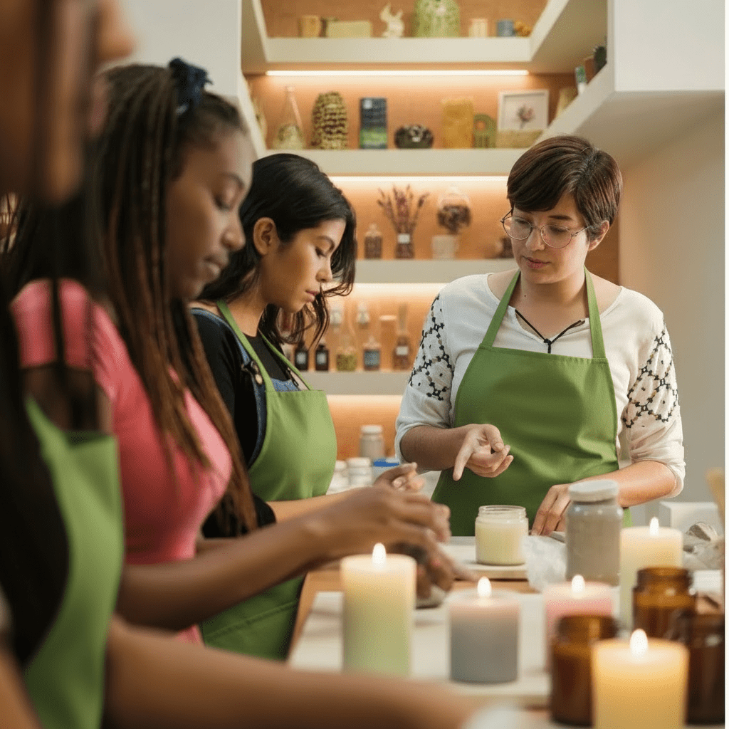 Soy Candle Making Class - You Me and Emilio