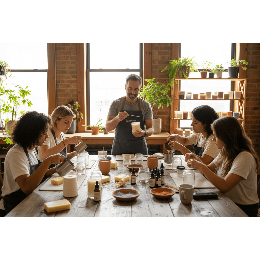 Candle Making Class - The Art of Candle Making Workshop - You Me and Emilio