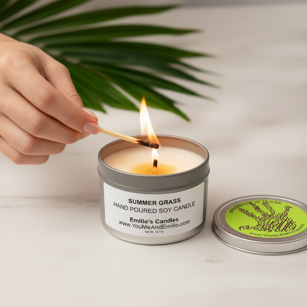 Summer Grass Soy Candle