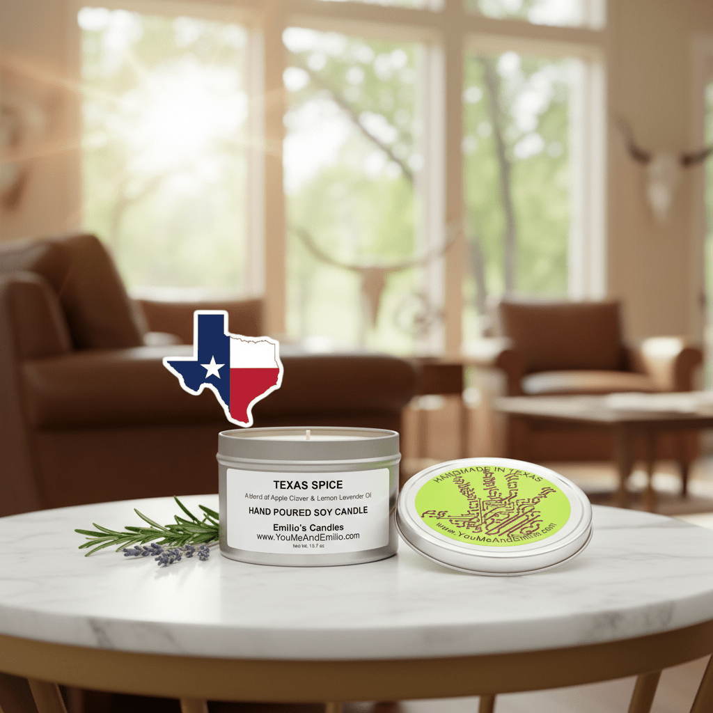 Texas Spice Soy Candle - You Me and Emilio