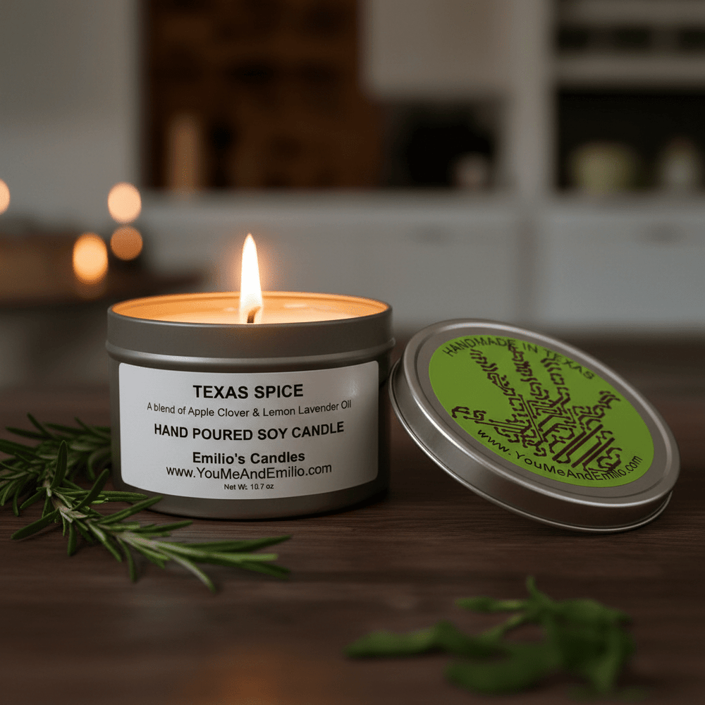 Texas Spice Soy Candle - You Me and Emilio