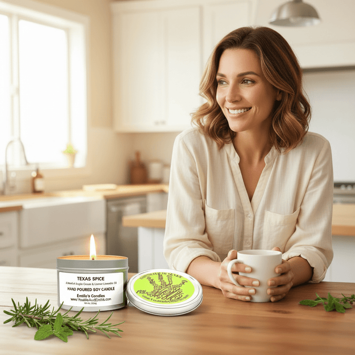 Texas Spice Soy Candle - You Me and Emilio