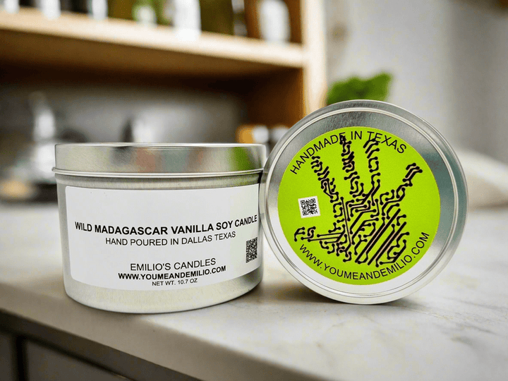 Wild Madagascar Vanilla Soy Candle - You Me and Emilio