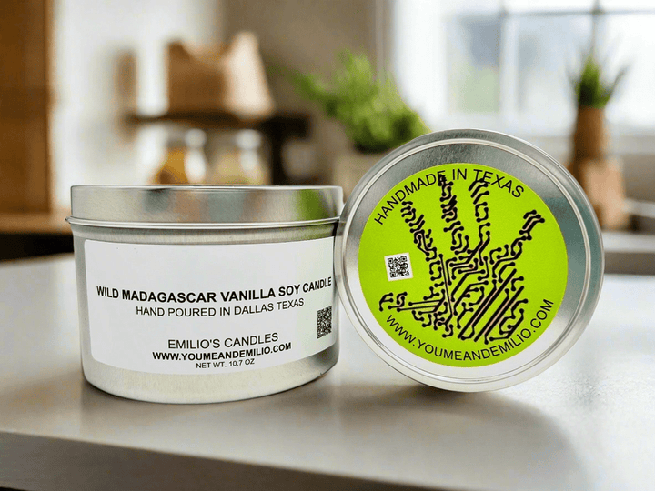 Wild Madagascar Vanilla Soy Candle - You Me and Emilio