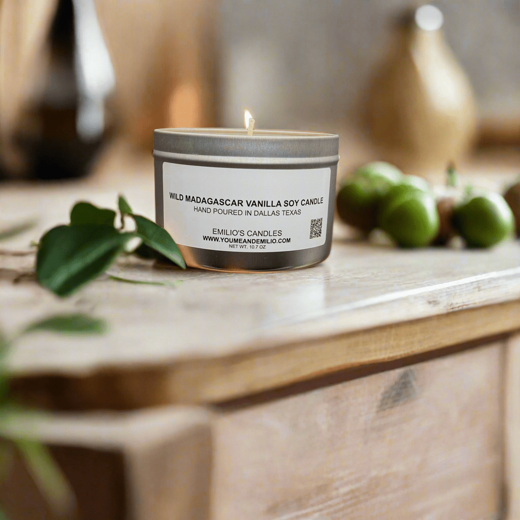 Wild Madagascar Vanilla Soy Candle - You Me and Emilio